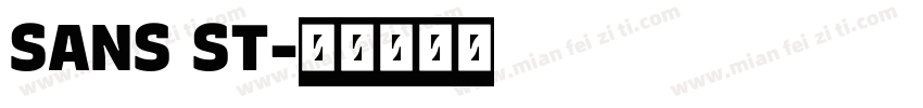 SANS ST字体转换